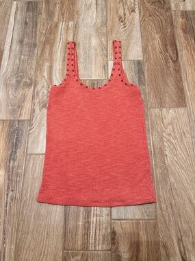 Bad Little Country Girl Ribbed Studded Tank Top